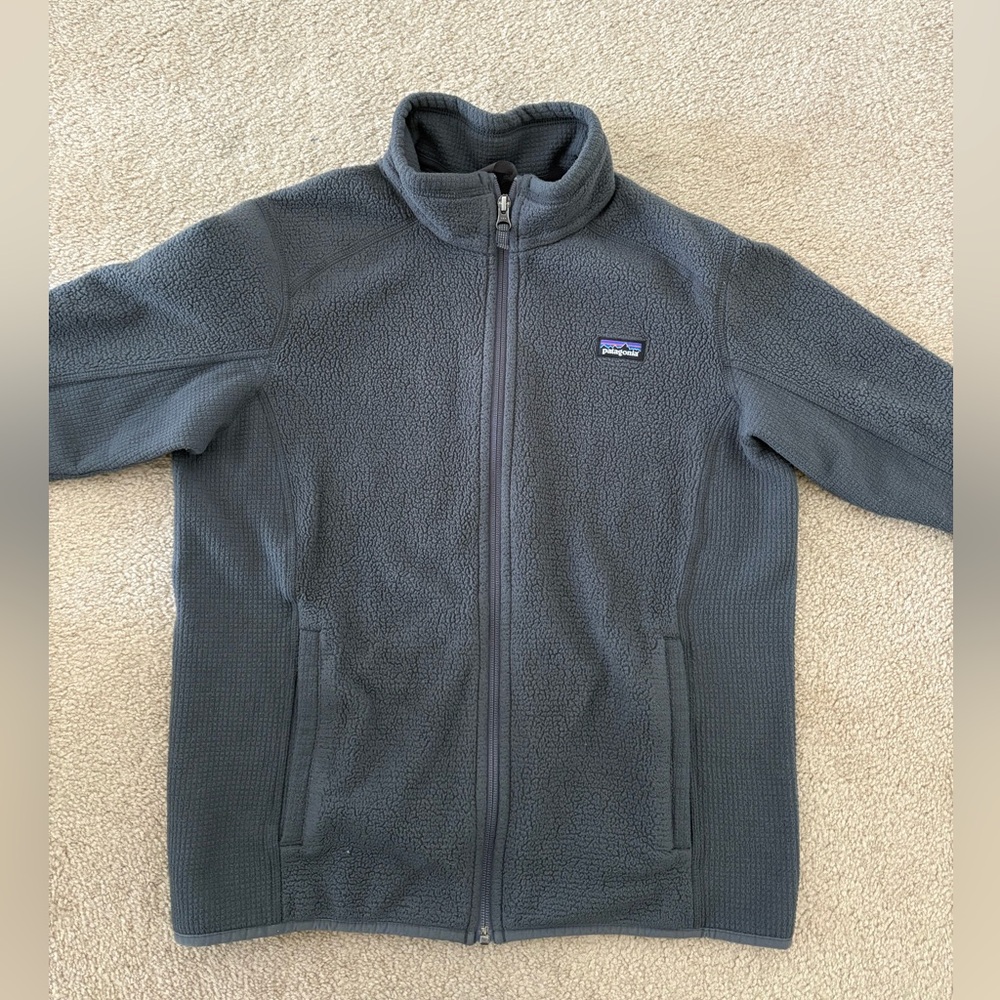 Patagonia full zip fleece kids XXL